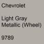 Preview: Chevrolet, Light Gray Metallic (Wheel), 9789.